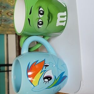 My Little Pony Mug and Miss Green M&M Mug